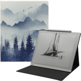 UMUBUHOMS Magnetic Case for Onyx Boox Tablet Go 10.3 ePaper E Ink - Ultrathin Lightweight PU Leather Smart Folding Stand Cover with Auto Sleep/Wake (Forest Mountains)