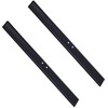 2PCS Replacement Silicon Rubber Squeegee Blade, 10 Inch Black