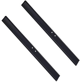 2PCS Replacement Silicon Rubber Squeegee Blade, 10 Inch Black