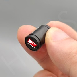 HNCS Lexus Air Valve Cap Tire Wheel Rim Dress Up Cool (F-sport, Black)