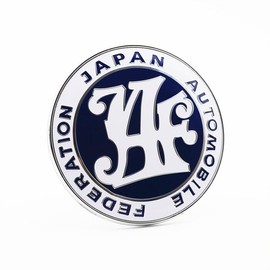 Japan Automobile Federation JDM JAF Purple Emblem Badge for Toyota Front Grille