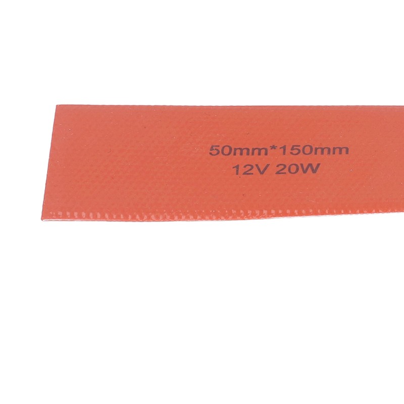 4 Pcs Silicone Rubber Heating Pad Flexible Silicone Heater Mat