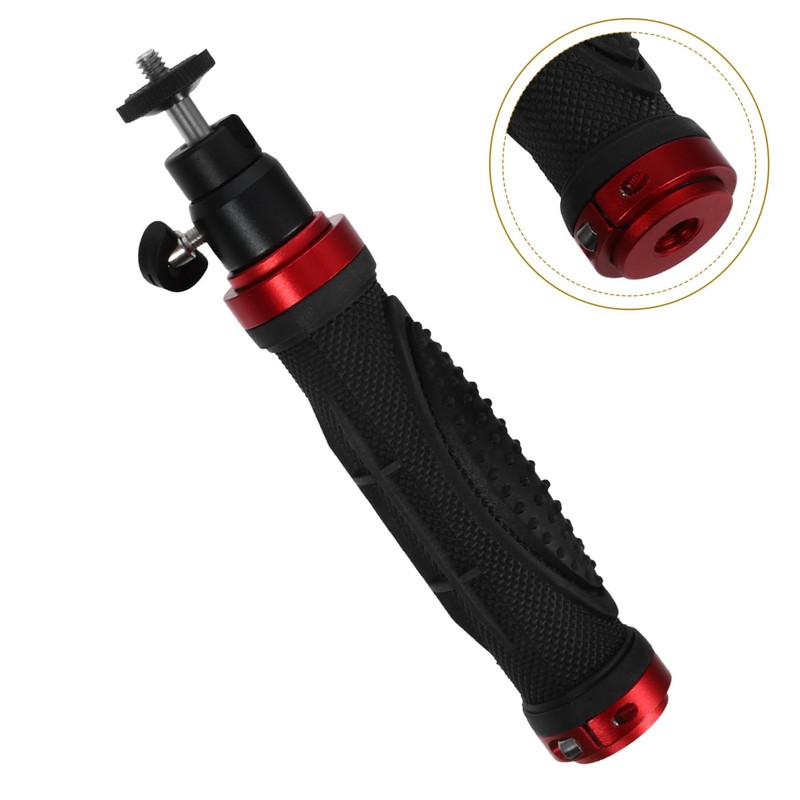 KOMBIUDA Digital Video Stabilizer with LED Light Handle Grip Multi
