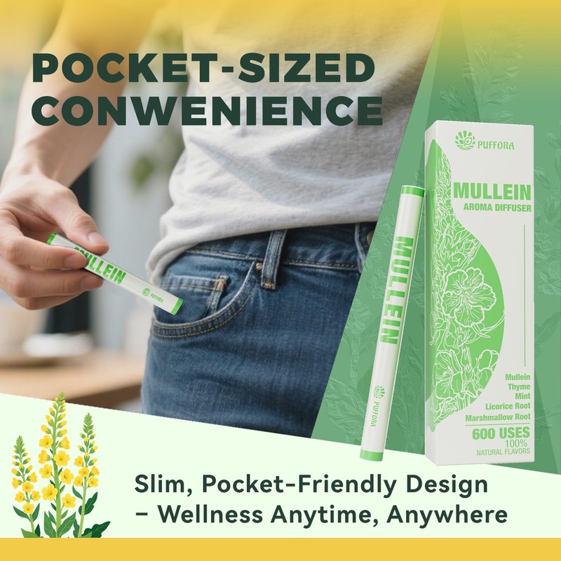 Mullein Herbal Diffuser with Marshmallow Root, Licorice Root, Thyme &