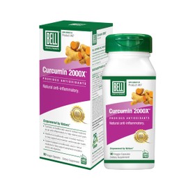 Bell Curcumin 2000X® - combines turmeric with black pepper, Vitamin E and hawthorn to help support digestion, cardiovascular health and peripheral circulation.