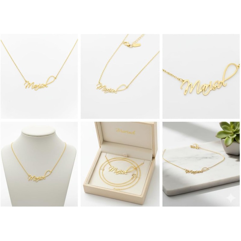 Collar con Nombre Personalizado para Mujer
