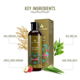 AVIMEE HERBAL- Champú para el cabello Avimee Herbal Sakshi  Para todo tipo de cabello  Champú de limpieza profunda con espuma adicional  Sle          