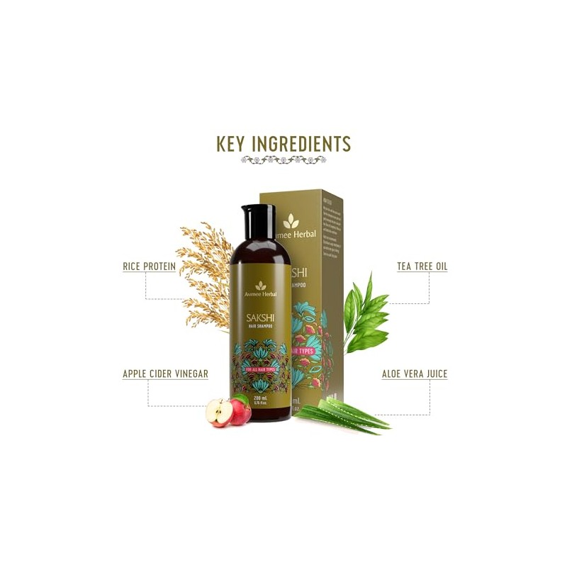 AVIMEE HERBAL- Champú para el cabello Avimee Herbal Sakshi Para