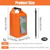 Waterproof Dry Bag with Adjustable Strap & Phone Pouch Roll
