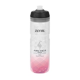 ZEFAL Artica Pro 75 Bicycle Water Bottle, Silver/Red, 750 ml