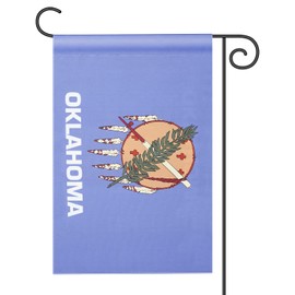 Oklahoma Garden Flags,State Garden Flags, Celebration Parade Flags,State Anniversary Celebration,Indoor and Outdoor Flag, Double-Sided.