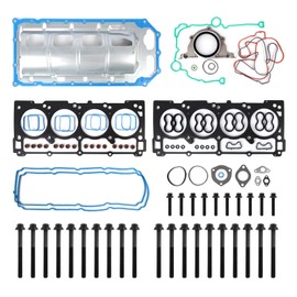 5.7 Hemi Head Gasket Set & Oil Pan Gasket Kit w/Bolts Fit for 2009-2016 Dodge Ram 1500/2500/3500 Durango, for Chrysler Aspen 5.7L V8 Engine - HS26423PT