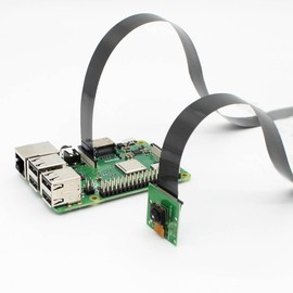 GeeekPi Raspberry Pi Camera Cable 15Pin Ribbon Flat Cable 1.0mm Pitch Flex Cable 50cm/100cm/200m for Raspberry Pi 3B+, 3B, 2B (Not for Pi Zero)（Pack of 3）