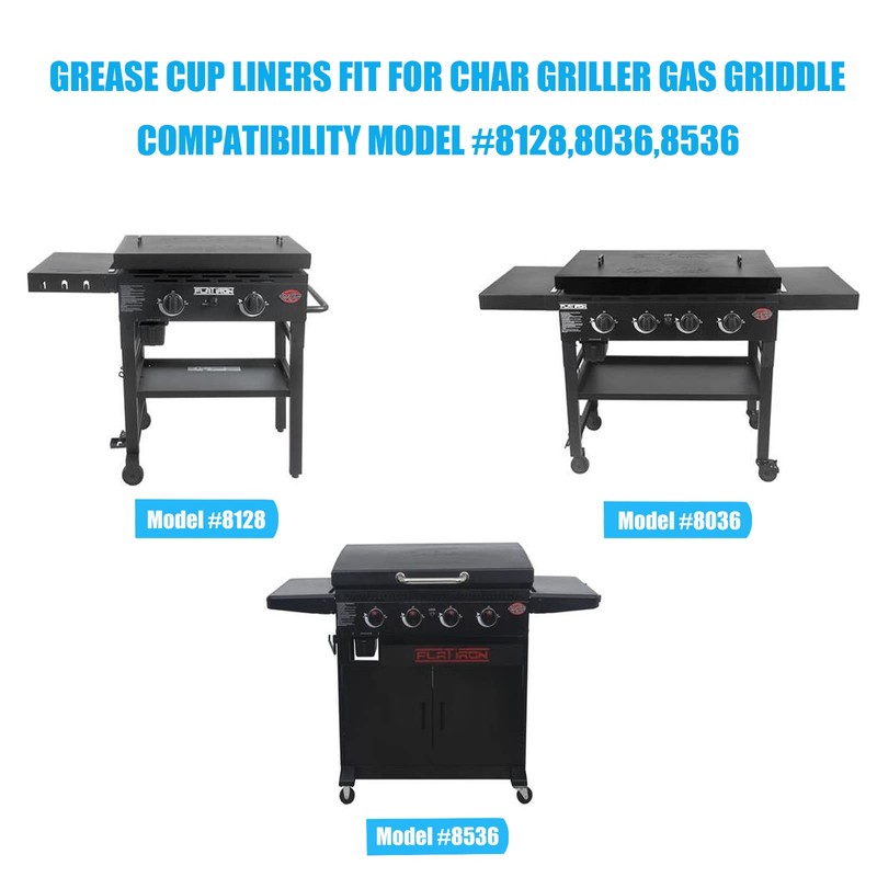 DONSIQIZZ 25 Pack Foil Drip Pan Liners for Char Griller
