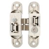 DEWIN Hidden Door Hinges, Invisible Hinge with 3 Way Adjustable