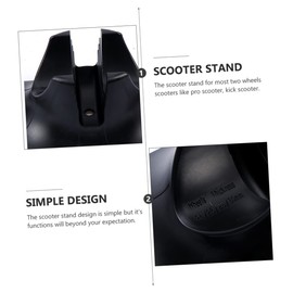 Sosoport 2pcs Scooter Stand Parking Holder for Scooters Non-Bolted Base for Organized Storage Design for Use