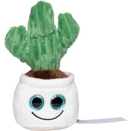 Schmoozies® Evergreenies® Cactus - Perfect for Cleaning Phone and Tablet Screens, Microfibre Backing