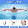 6 Pairs of Swimming Nose Clips, 6 Pairs of Ear