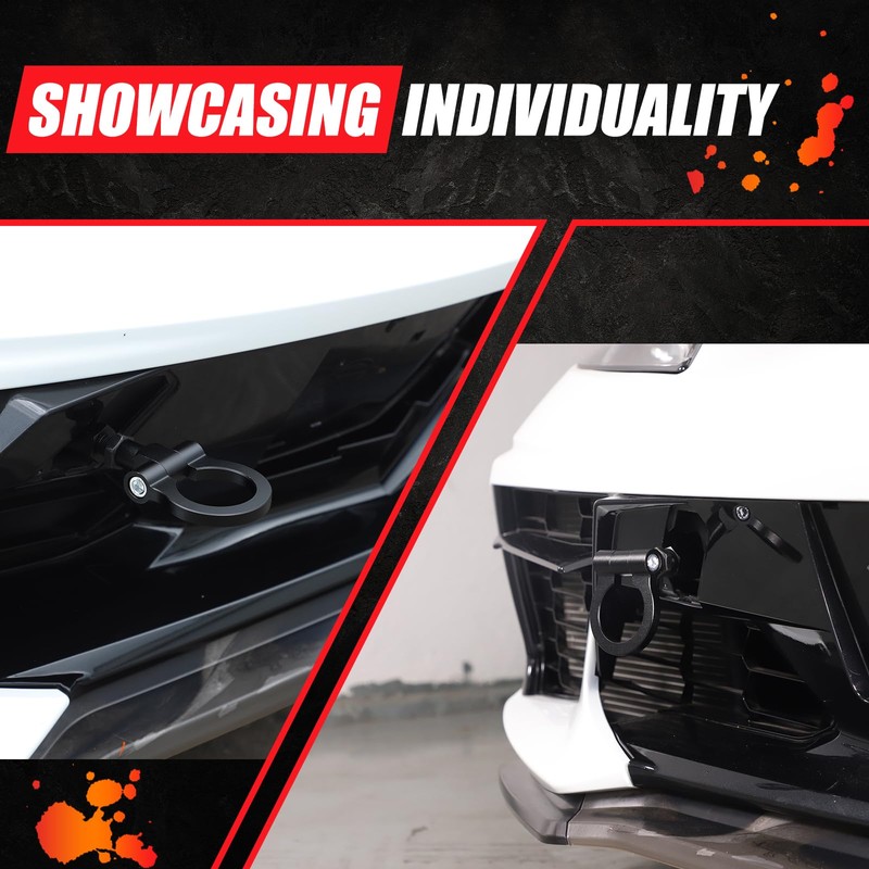 Suetlcoity Front Bumper Tow Hook for Corvette C8 2020-2024 2025