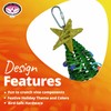 Super Bird Creations SB872 Mini Xmas Tree Bird Toy, Small/Medium