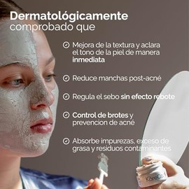 KareCo Pure Clay Mask - Limpiador Facial con Niacinamida | Detox Profundo sin resecar | Exfoliante de Arcilla Natural que Equilibra y Regenera | Skin 