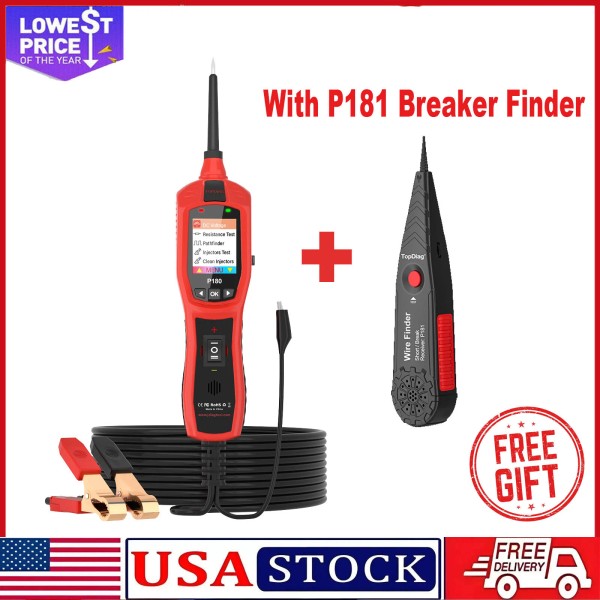 Topdiag P180 9-30V Car Circuit Tester Circuit Breaker Finder Tool