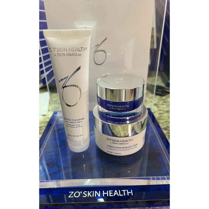 Kit ZO Getting Skin Ready con limpiador suave, esmalte exfoliante