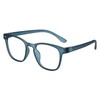 SAV Eyewear 2 Round Reading Glasses, Blue, 134mm + 2