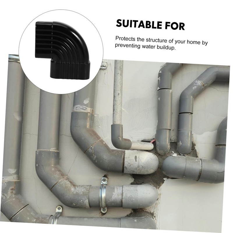 Operitacx Replacement Rain Elbow Adapter UK Right Angle Downspout Connector