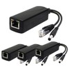 ANVISION 4-Pack Active 48V to 12V PoE Splitter Adapter, Plug
