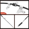 A-Premium Rear Passenger Side Parking Brake Cable Assembly Compatible with