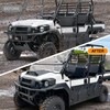 CUSAUTV Front Fender Flares for Mule Pro FXT, Extended Front