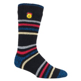 HEAT HOLDERS - Men's Winter Warm Striped Gift Thermal Socks / Socks for Dad and Grandpa, # 1 Dad