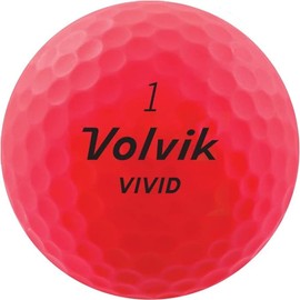 Volvik Vivid Golf Balls (Matte Pink, 3pk) 1 Sleeve, 2024