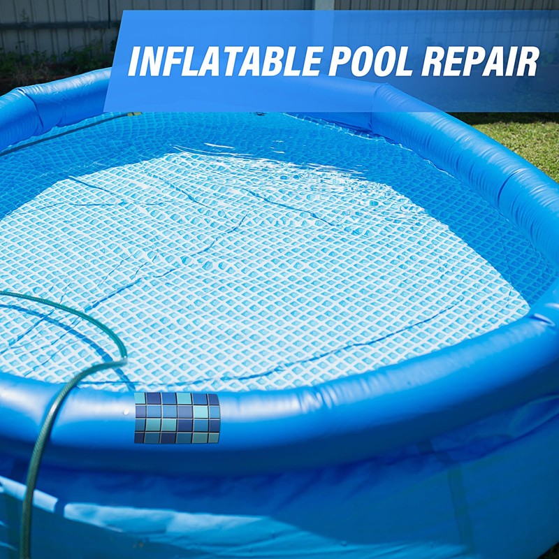Nuanchu Vinyl Pool Liner Patch Self-Adhesive PVC Repair Patch for