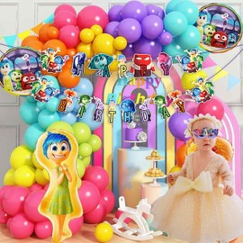 Insde Outt 2 Happy birthday banner - Birthday Decorations.