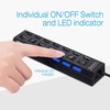 PeakTrend Multi Port Splitter, 7 Port USB 2.0 Hub, USB