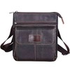 Bearneko Men's Shoulder Bag, Genuine Leather, Crossbody Shape, Thin, Lightweight,