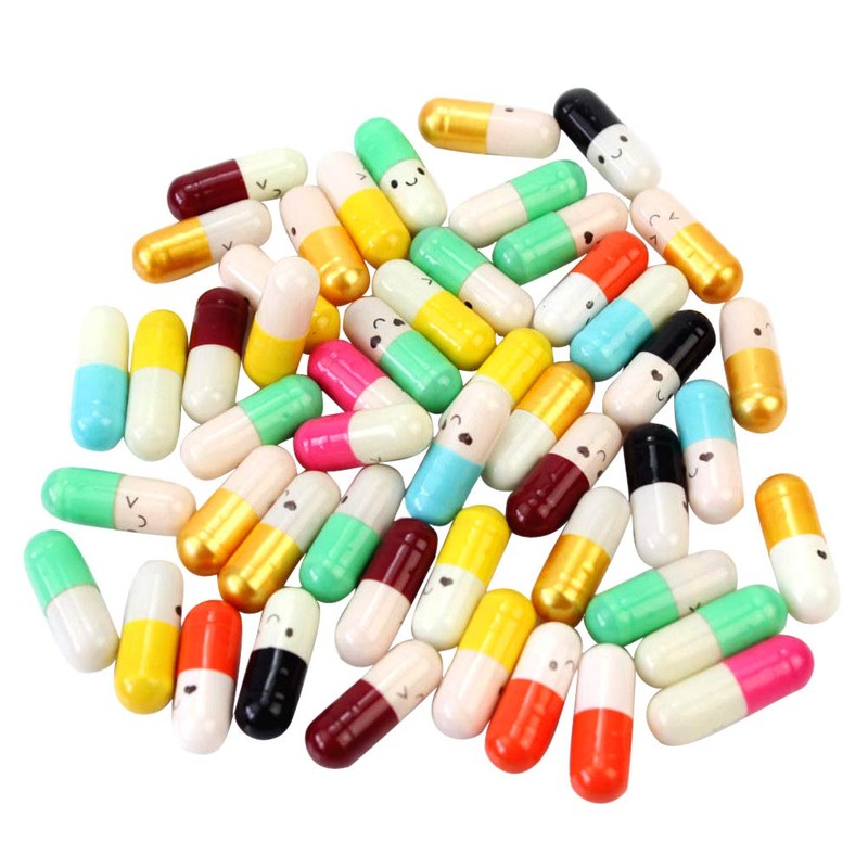 Smile Face Capsule Message in a Bottle Letter Love Friendship