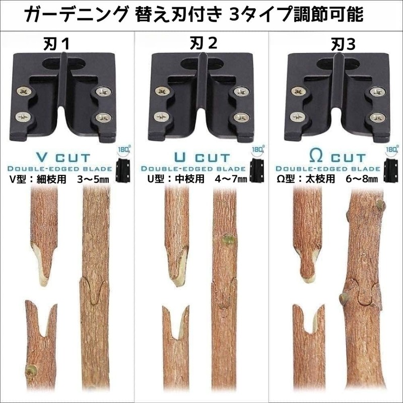 HYCDIYTS Grafting Shears, Branching Shears, Transplanting Tool, Garden Grafting Tools,