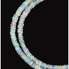Myhealingworld Natural White Base Ethiopian Opal Gemstone Beads 16 Inch