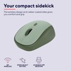 Trust Yvi+ Silent Wireless Mouse, Sustainable Design, 800-1600 DPI, For