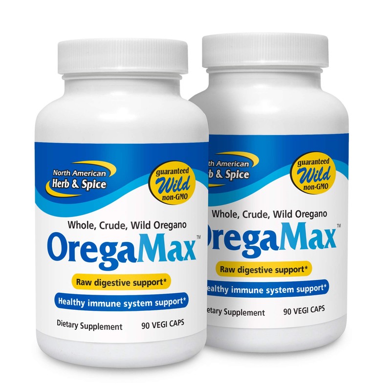 Oregamax para hierbas y especias, 90 cápsulas veganas (180 cápsulas