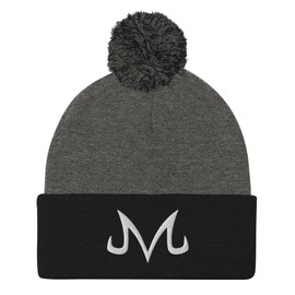 RIVEMUG NG Majin Buu Embroidered Pom-Pom Beanie Winter Hat