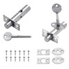 2 Pack Mortice Door Bolt with 2 Star Key, Internal