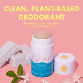 Kopari Kopari Aluminum Free Coconut Deodorant, Non Toxic & Clean Plant-Based, No Aluminum, Parabens or Baking Soda, Long Lasting Protection, Beach 2 Pack