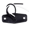 LBRST 2.5" Clear Lens LED Truck Trailer Oval Red Side