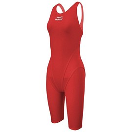 Mad Wave Body Shell Free Competition Swimming Costume – Red, red, 28l