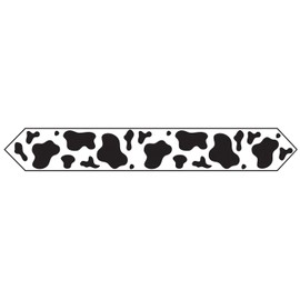 Printed Cow Print Table Runner Party Accessory (1 count) (1/Pkg)