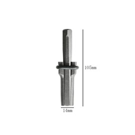 2 Pieces Wedge and Feather Shims Stone Splitter 9/16 Inch Plug Wedges Feather Shims Concrete Marble Granite Rock Stone Splitting Hand Tool